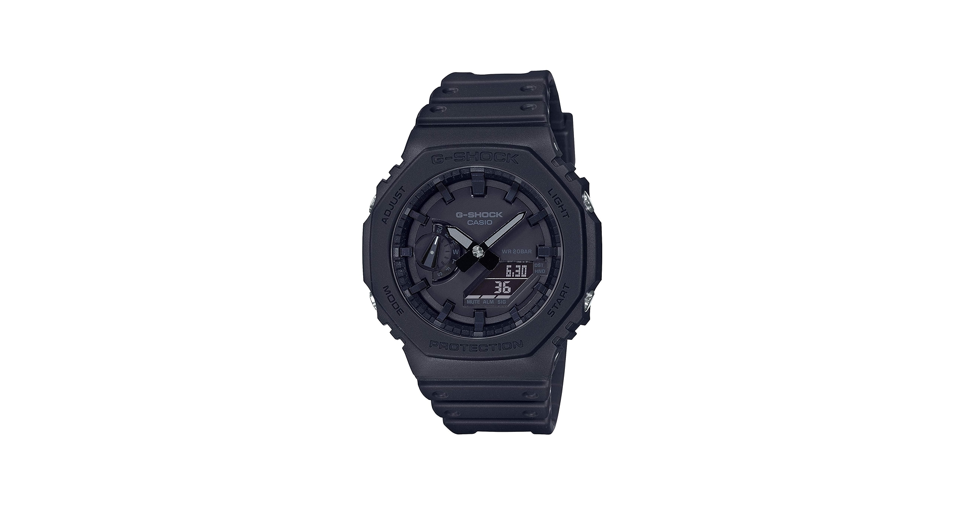 Amazon.com: G-Shock GA-2100-1A1 Black One Size : Clothing